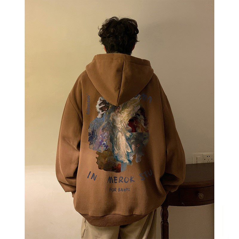 Men's Oversized Angel Hoodie