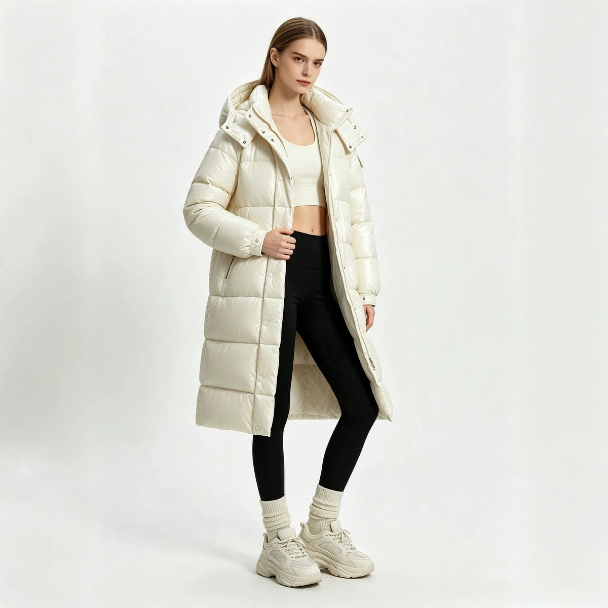 Women's Hooded Puffer Winter Parka