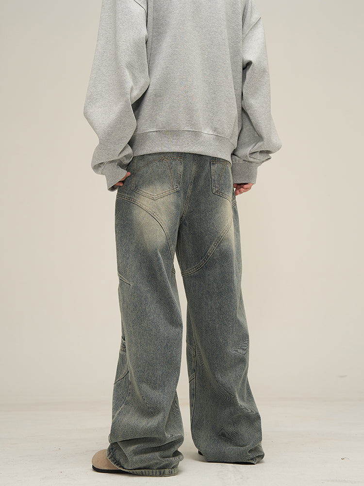 Men's Straight Leg Denim Jeans