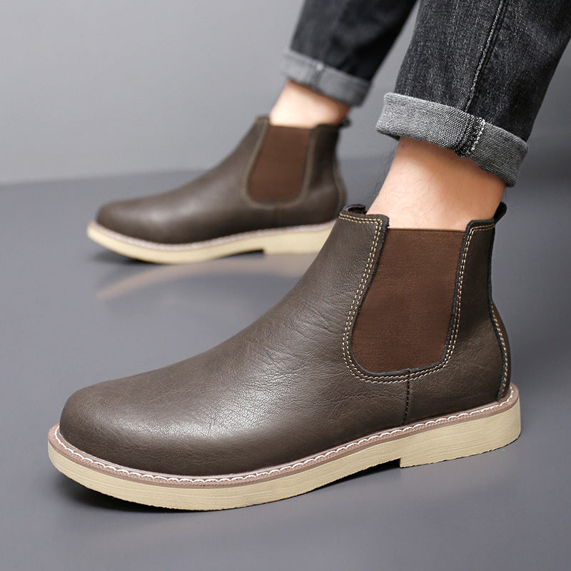 Men's High-Top Chelsea Boots