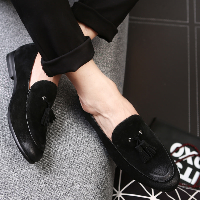 Men's Leather Mid-Top Dress Shoes for Formal Occasions