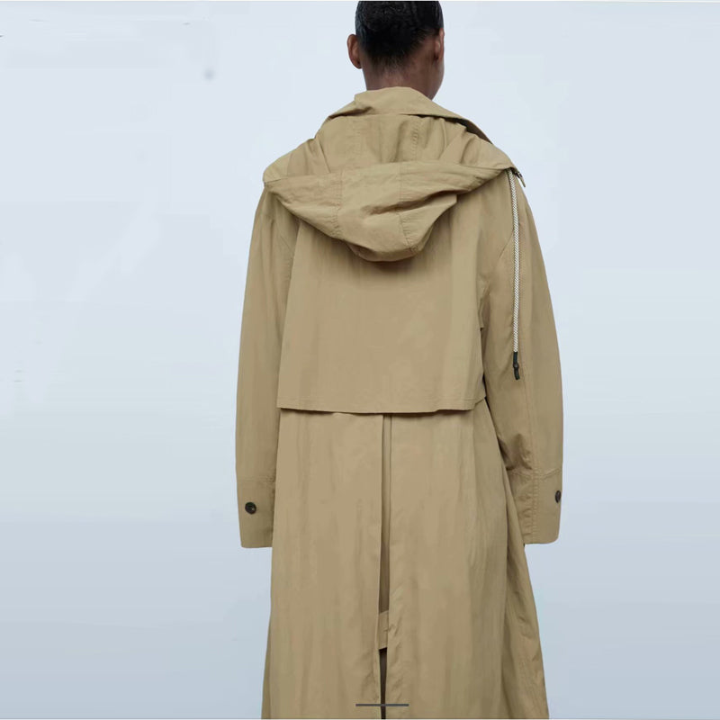 Women's Hooded Windbreaker Jacket
