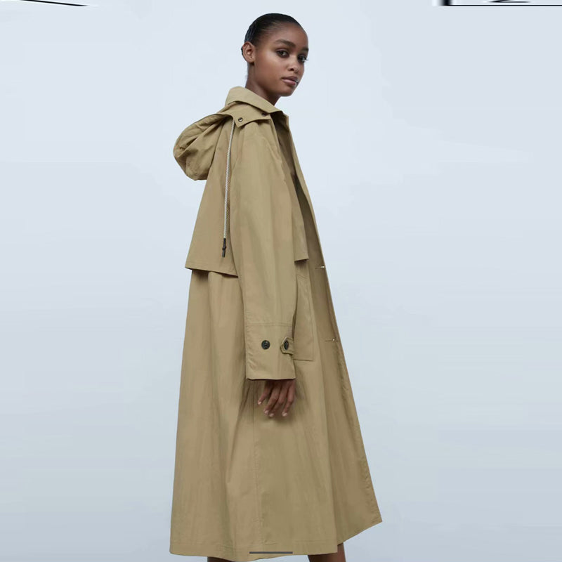 Women's Hooded Windbreaker Jacket