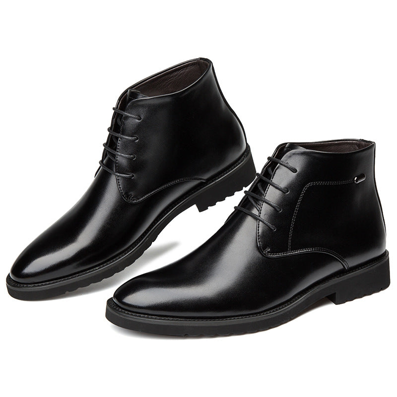 Men's elegant Boots with Low Heel & Non-Slip Sole
