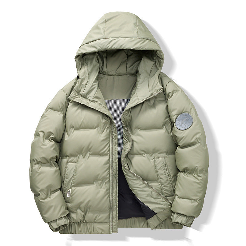 Men's Short Winter Coat - Tailored Fit for Casual Wear