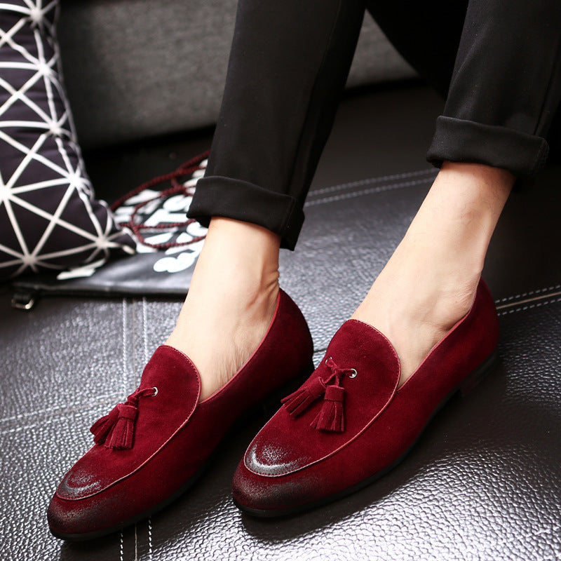 Men's Leather Mid-Top Dress Shoes for Formal Occasions