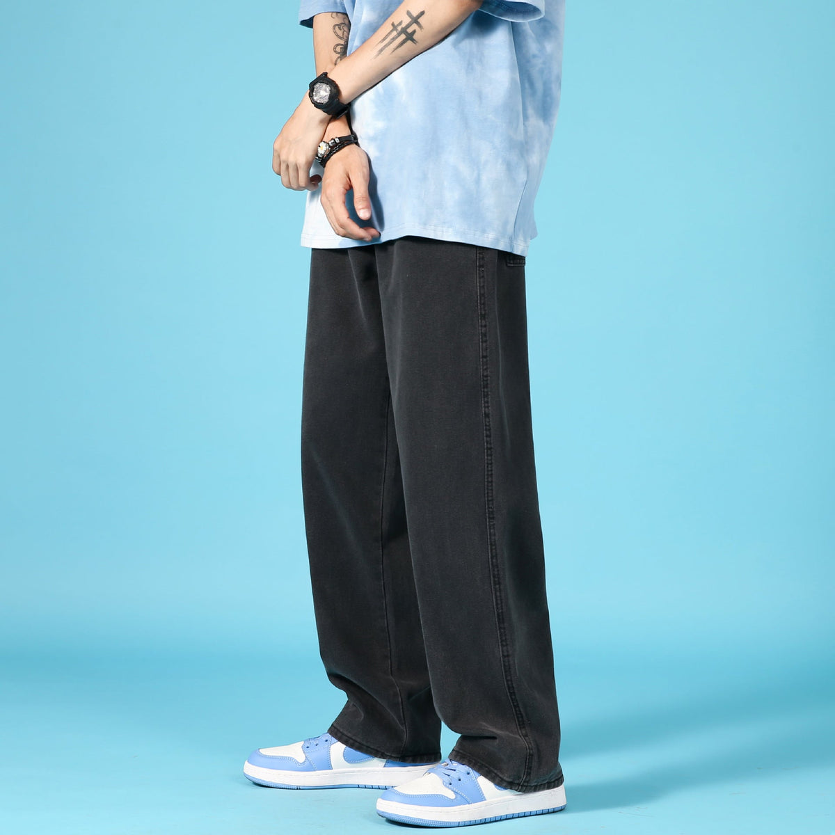 Men's Straight Leg Denim Jeans