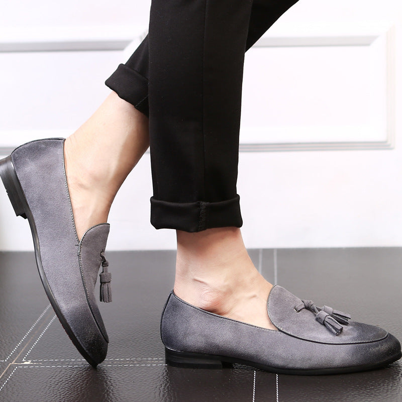 Men's Leather Mid-Top Dress Shoes for Formal Occasions