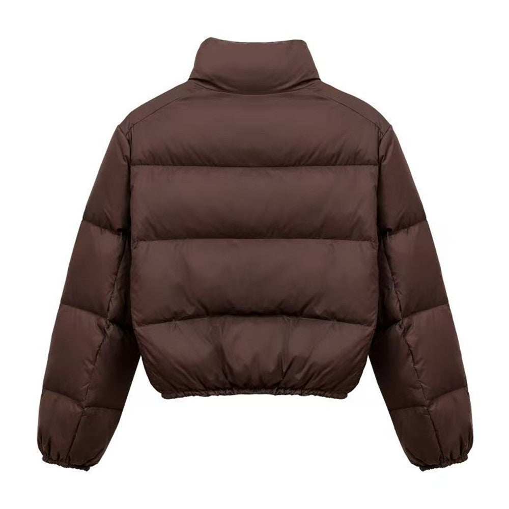 Women's Puffer Jacket - Short Winter Coat