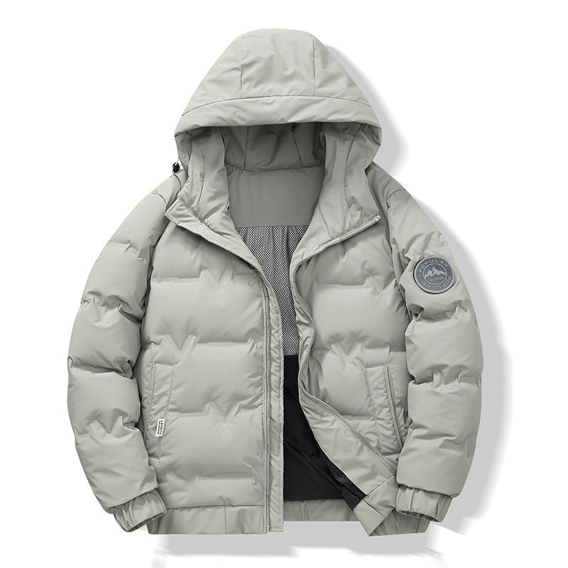 Men's Short Winter Coat - Tailored Fit for Casual Wear