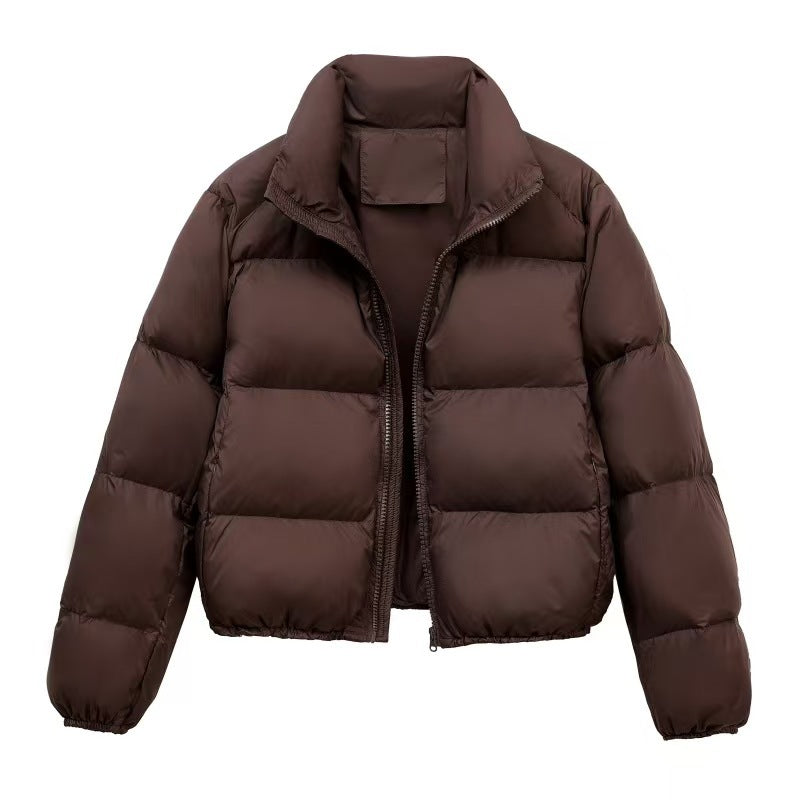 Women's Puffer Jacket - Short Winter Coat