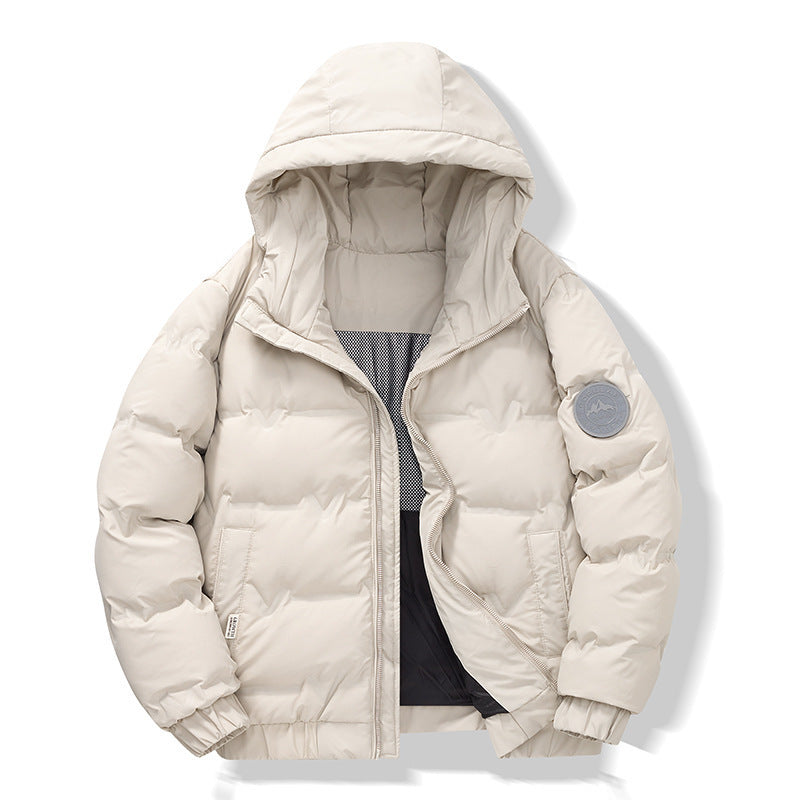 Men's Short Winter Coat - Tailored Fit for Casual Wear