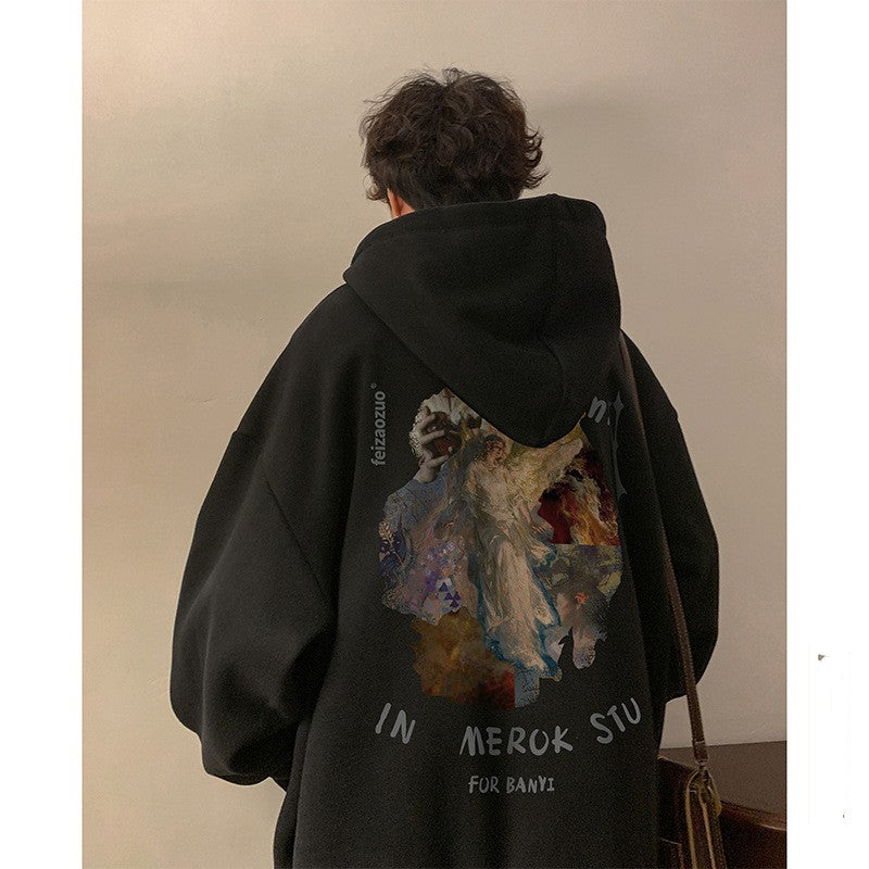 Men's Oversized Angel Hoodie