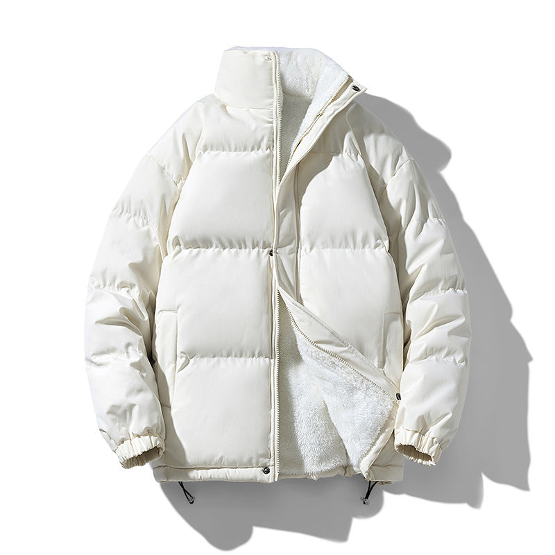 Unisex Loose Stand-Collar Coat