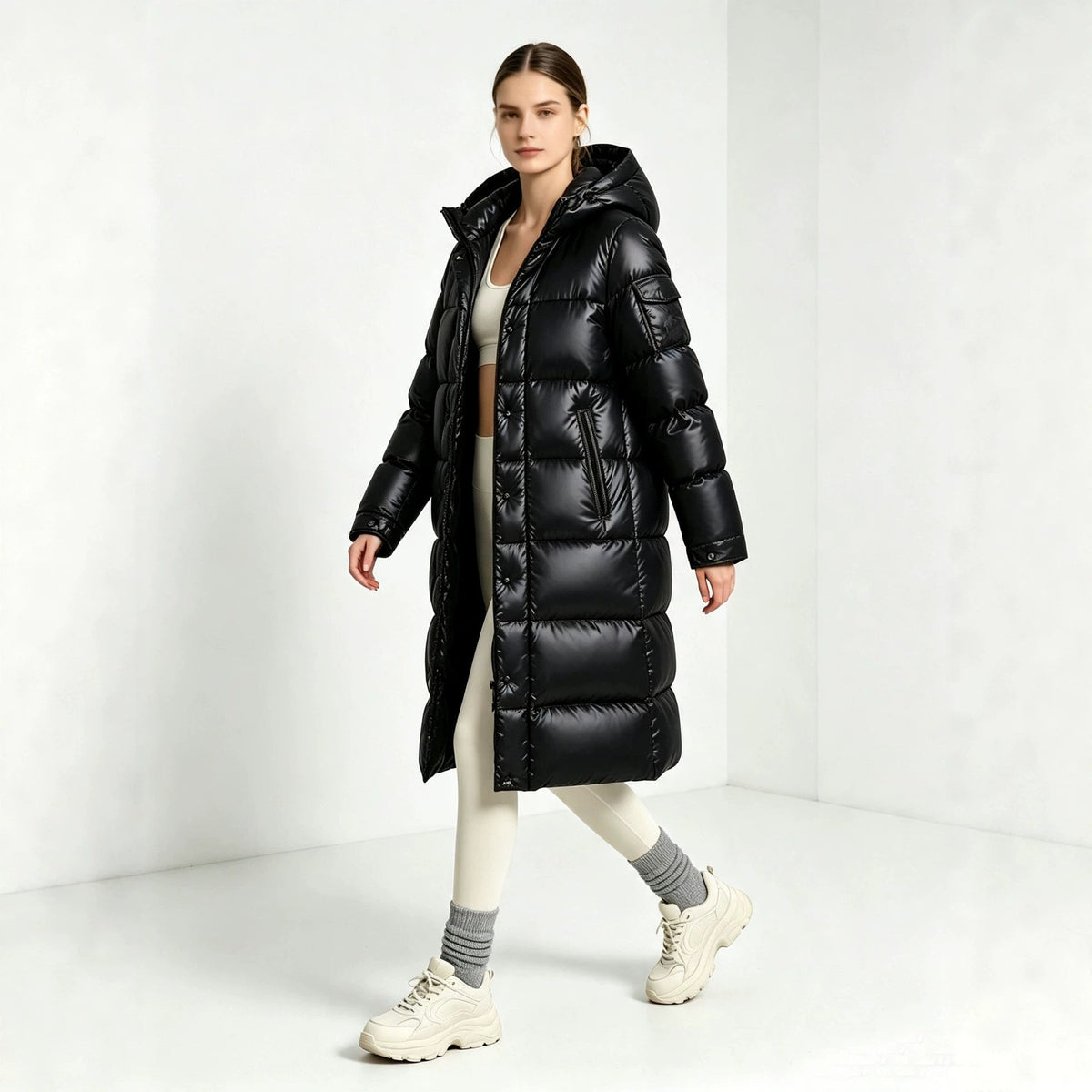 Women's Hooded Puffer Winter Parka