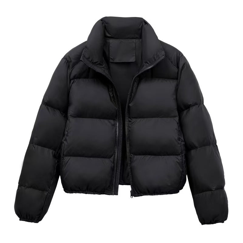 Women's Puffer Jacket - Short Winter Coat
