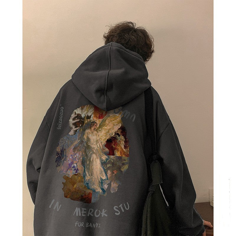 Men's Oversized Angel Hoodie