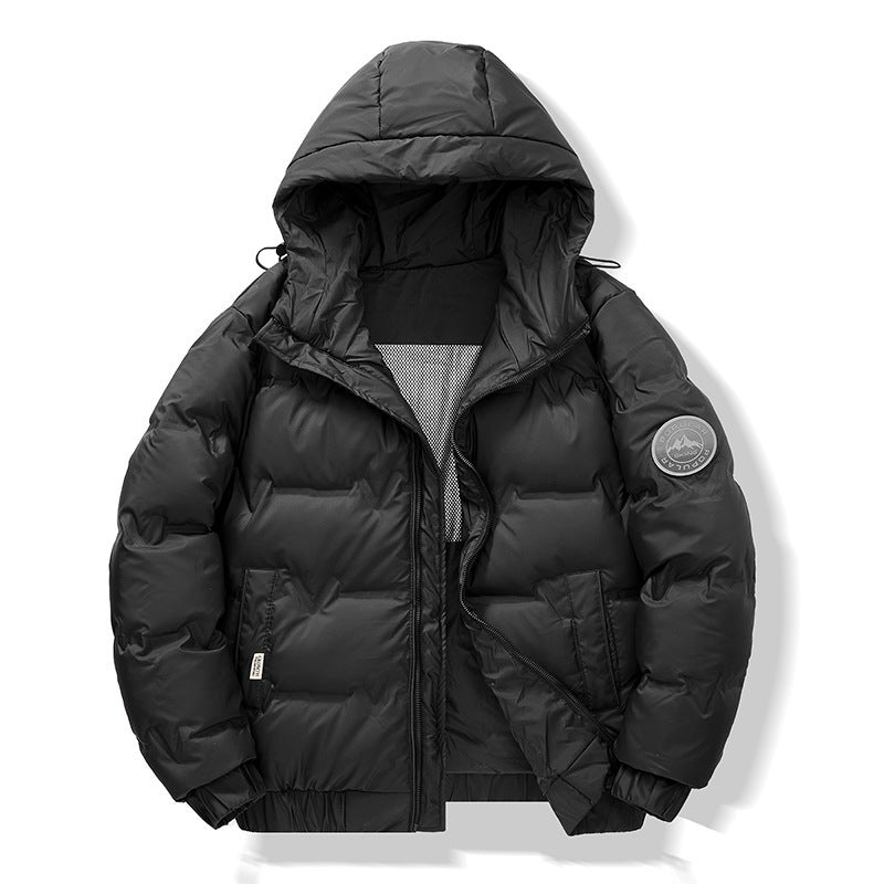 Men's Short Winter Coat - Tailored Fit for Casual Wear
