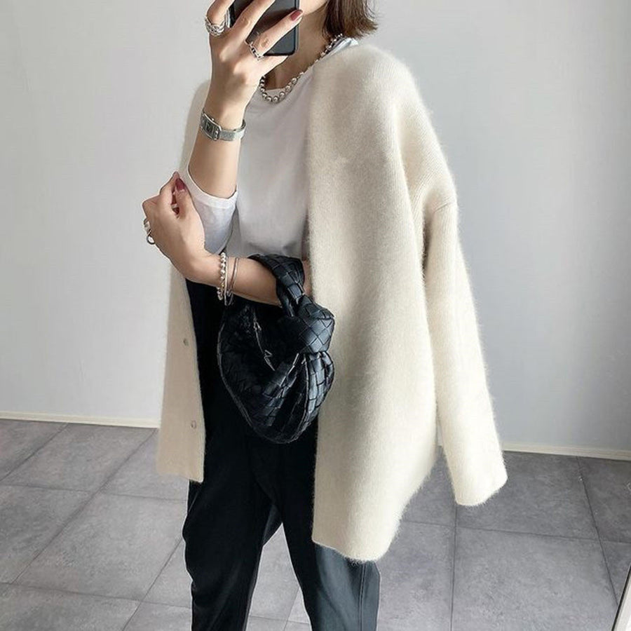 Women's Long Knitted Cardigan