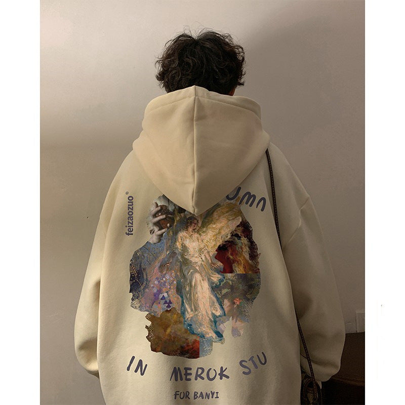 Men's Oversized Angel Hoodie