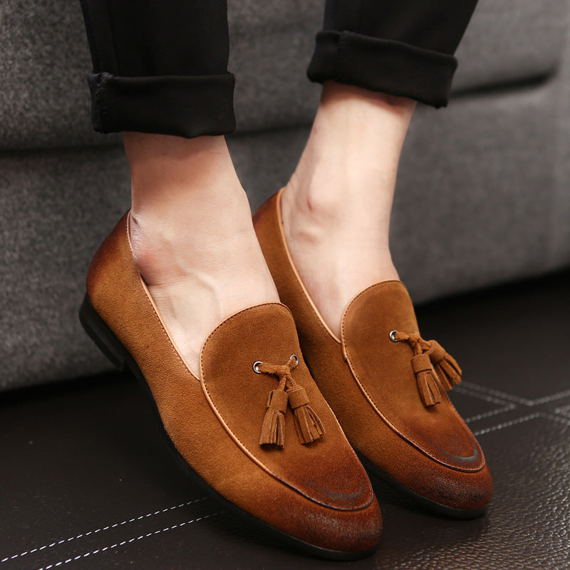 Men's Leather Mid-Top Dress Shoes for Formal Occasions