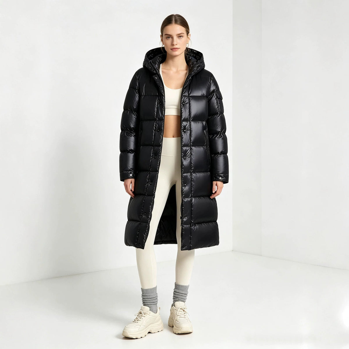 Women's Hooded Puffer Winter Parka