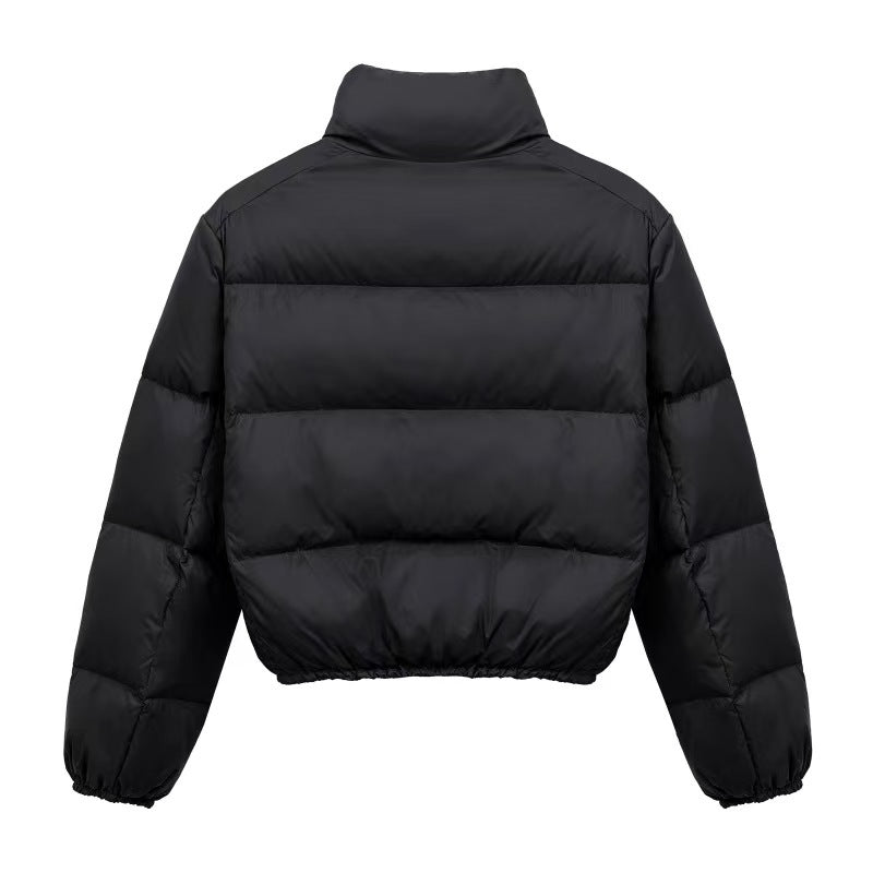 Women's Puffer Jacket - Short Winter Coat