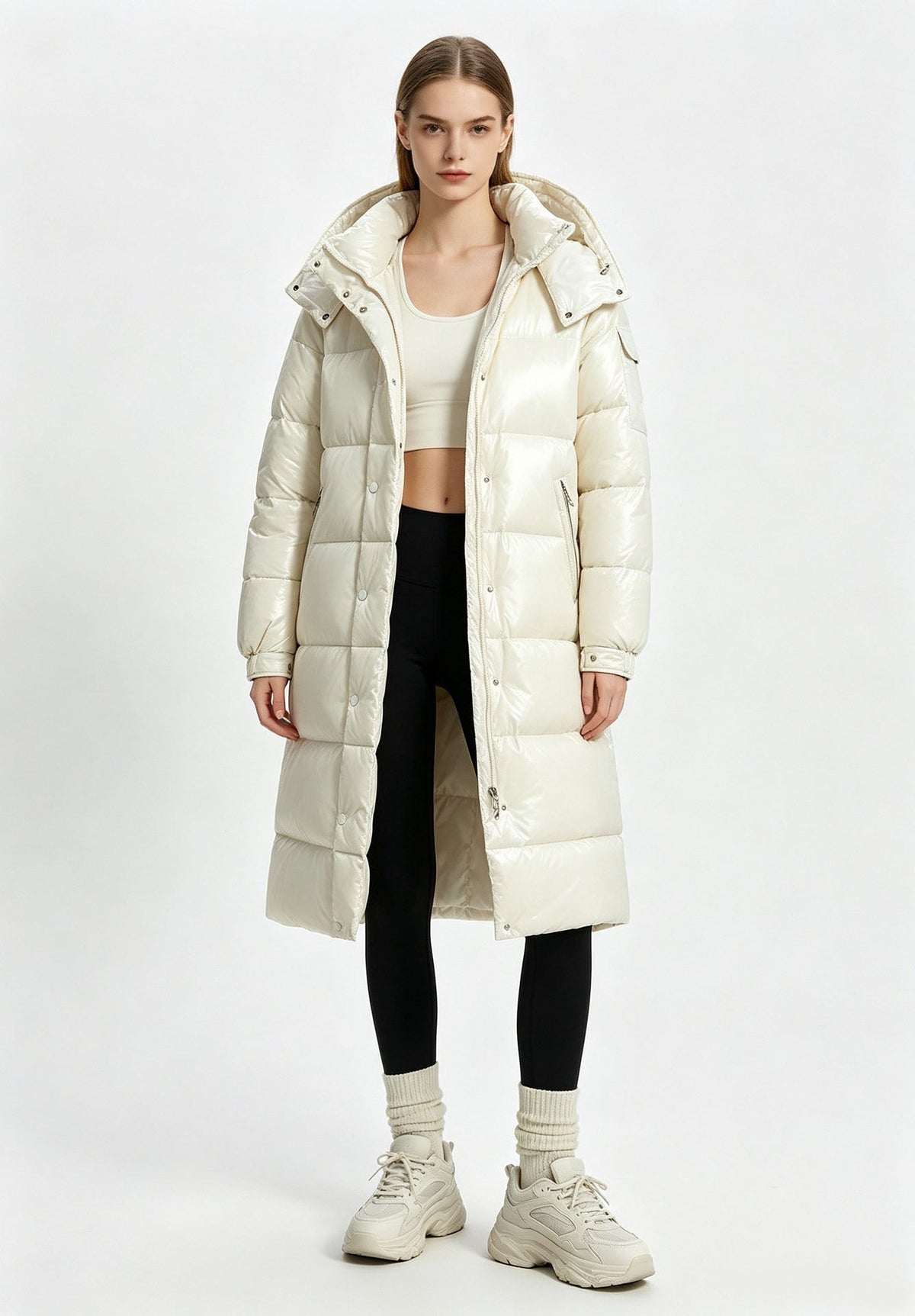 Women's Hooded Puffer Winter Parka