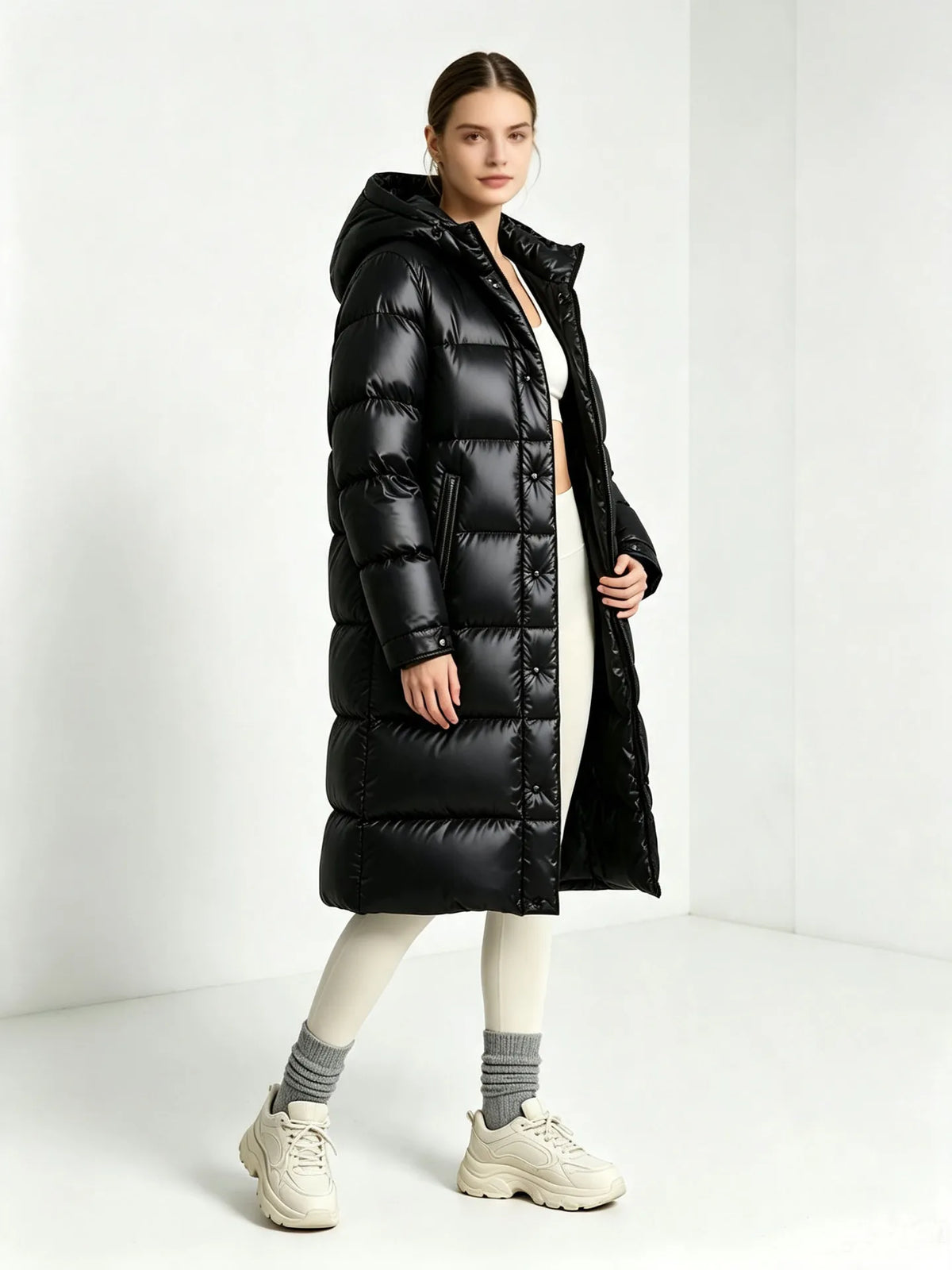 Women's Hooded Puffer Winter Parka