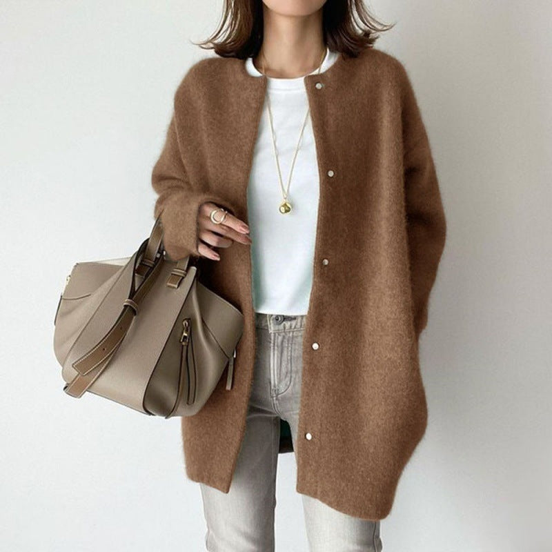 Women's Long Knitted Cardigan