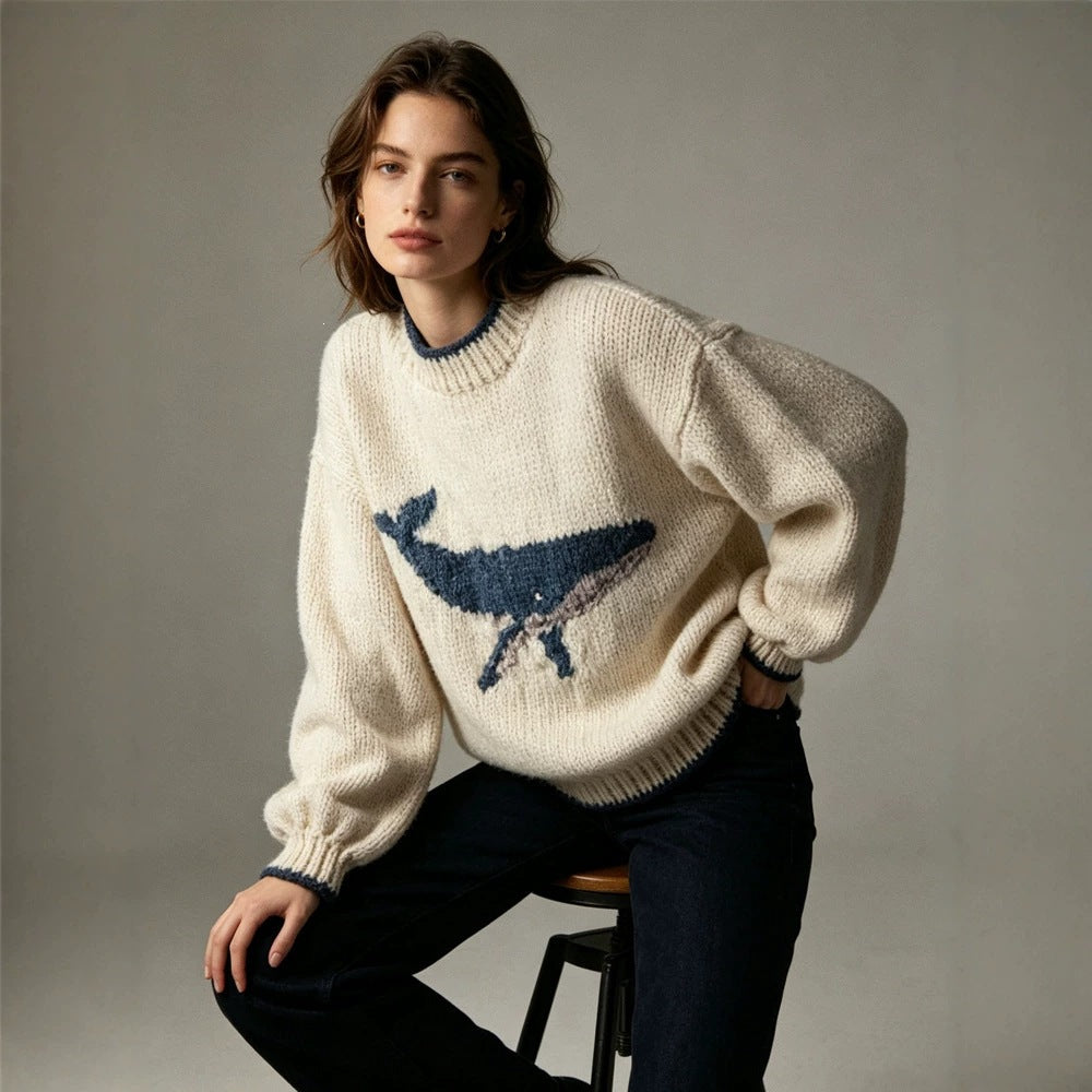 Women’s Jacquard Pullover Sweater