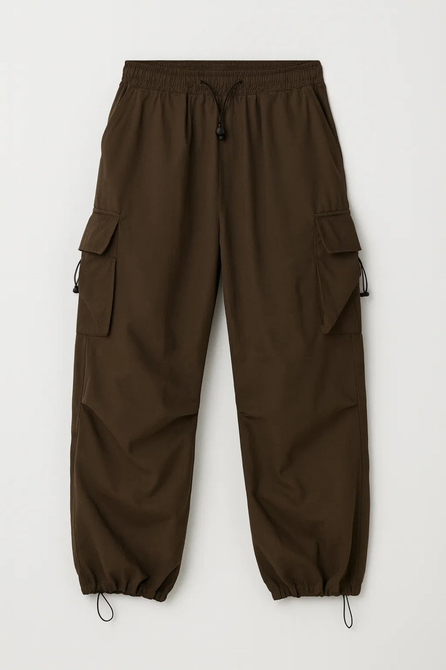 Men's Cargo Pants – Relaxed Fit with Drawstring and Adjustable Cuffs