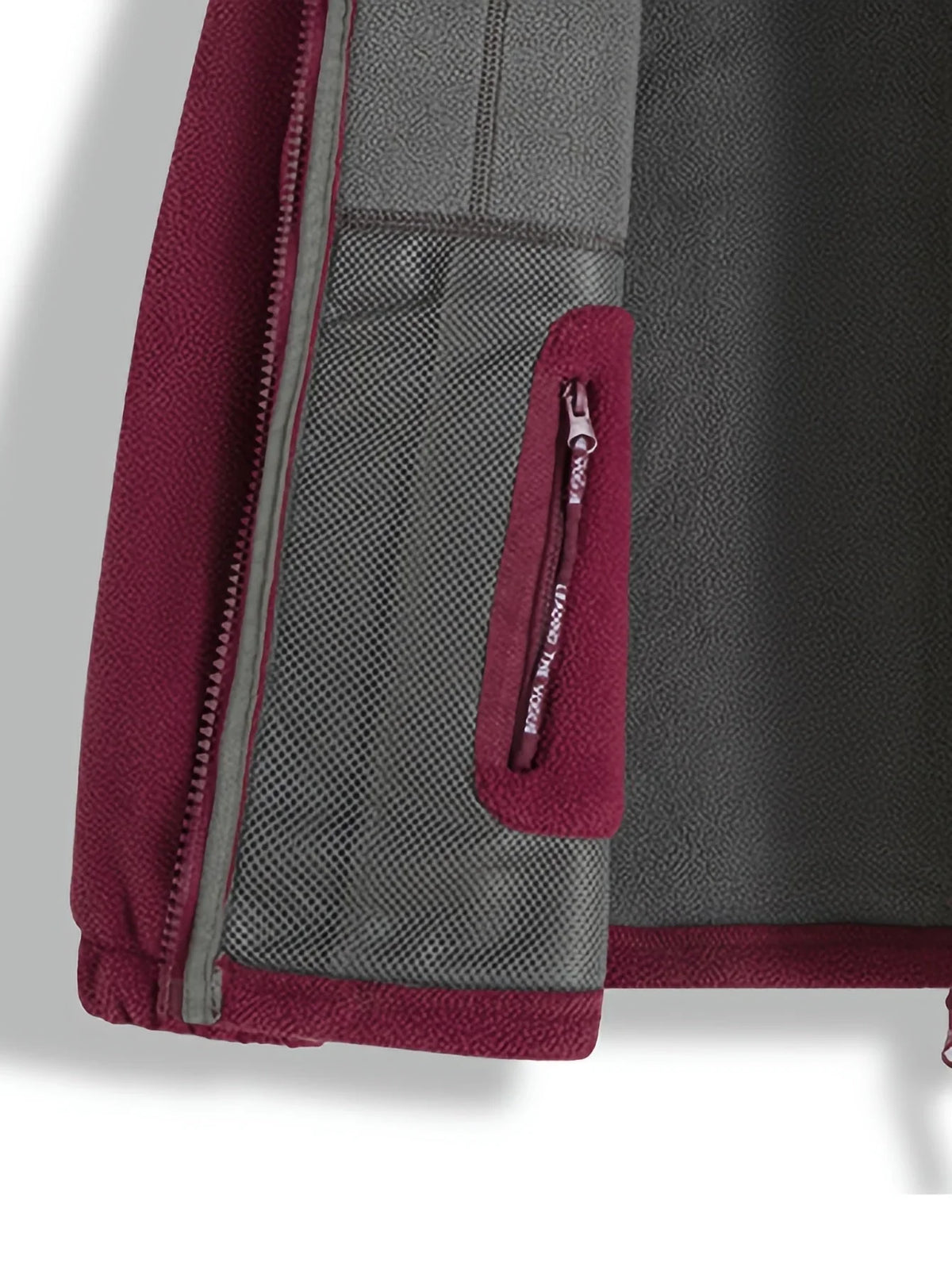 Men's Fleece Jacket with Collar for Outdoor Activities