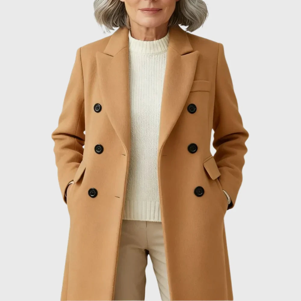 Women's Tailored Wool Overcoat