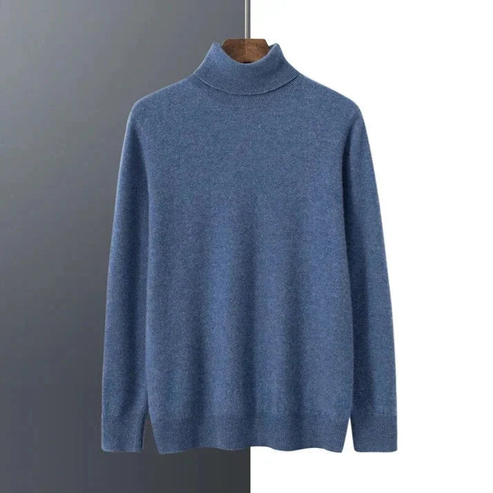Men's Turtleneck Sweater Classic Fit for Versatile Style