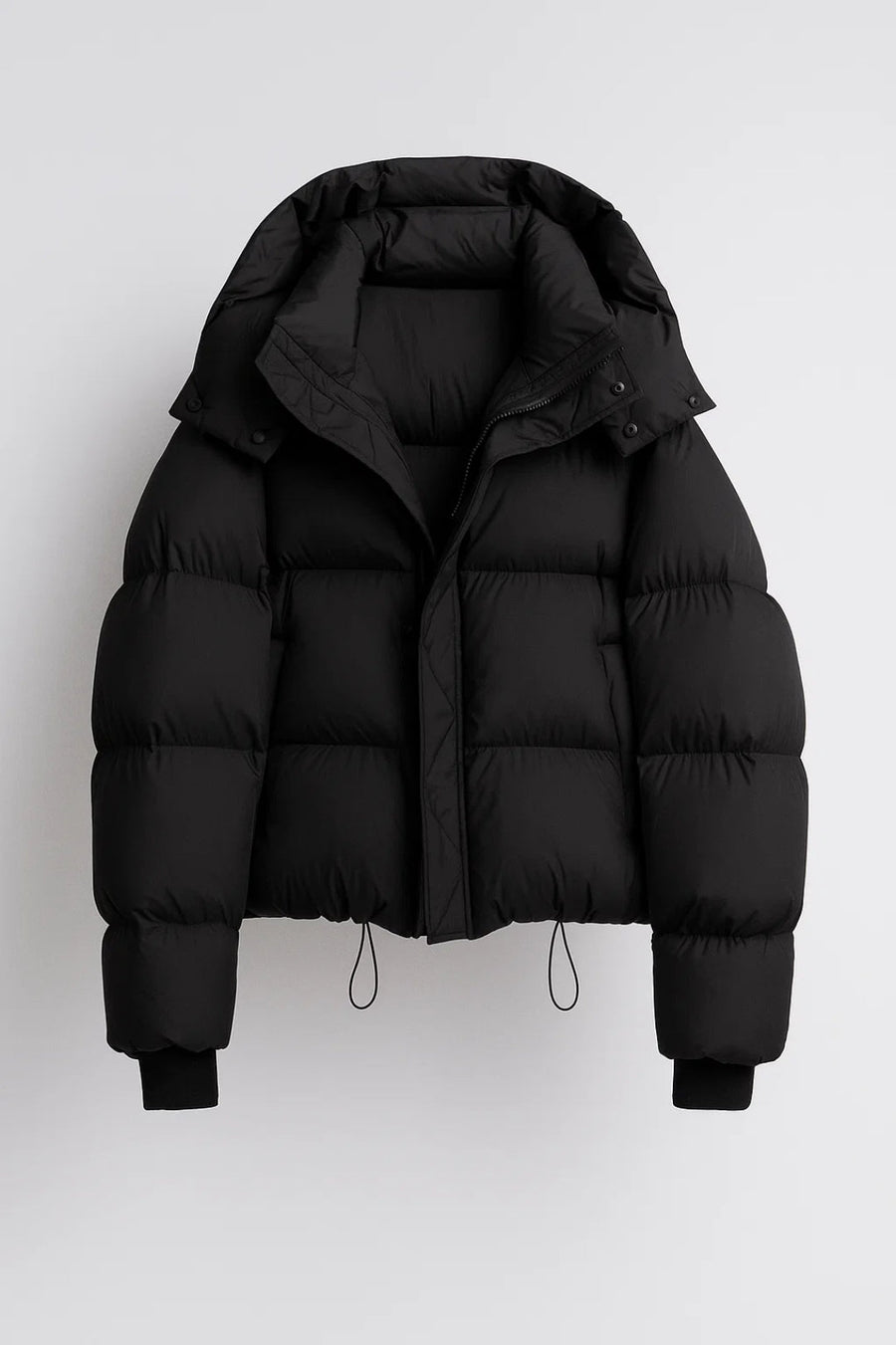Women's Puffer Jacket – Oversized Hooded Design
