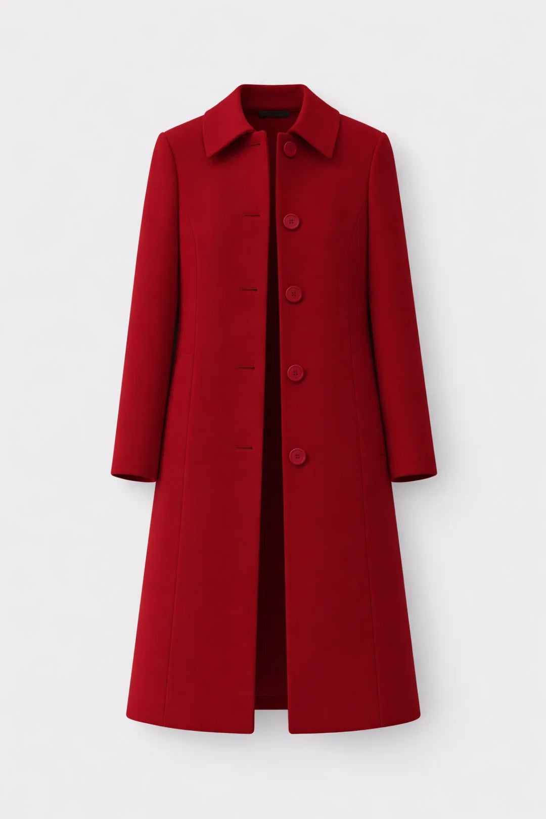 Women's Fitted Jacket – Elegant Long Design for Stylish Winter Wear
