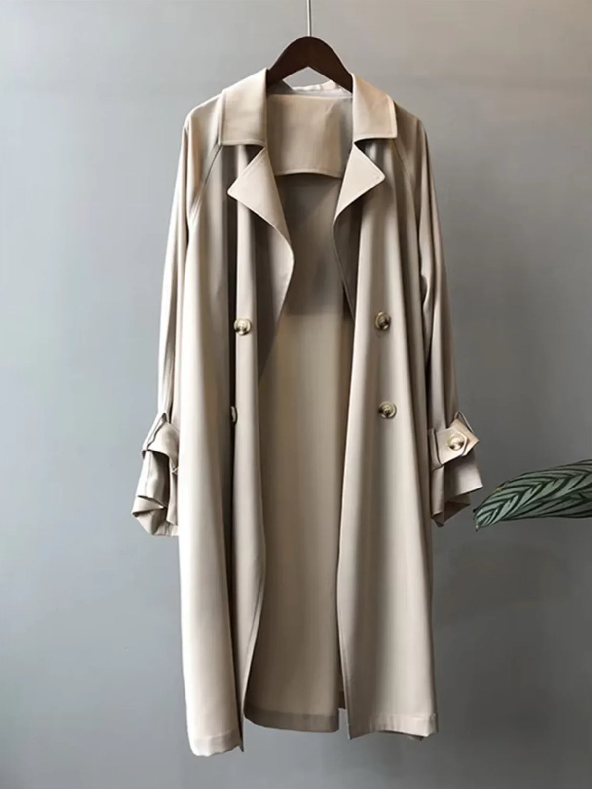 Women's Long Waterproof Trench Coat