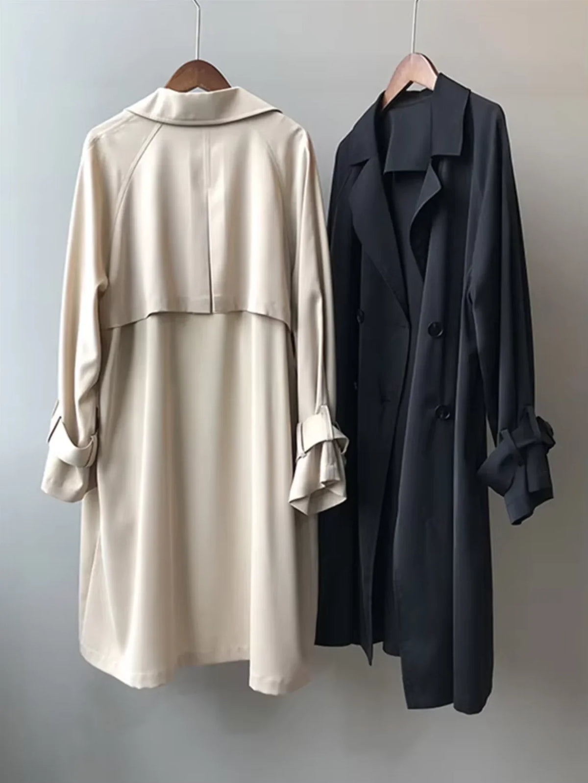 Women's Long Waterproof Trench Coat