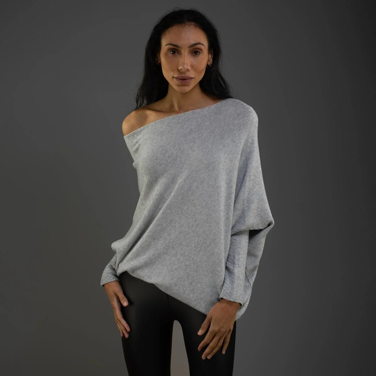Women's Oversized Off-Shoulder Winter Sweater