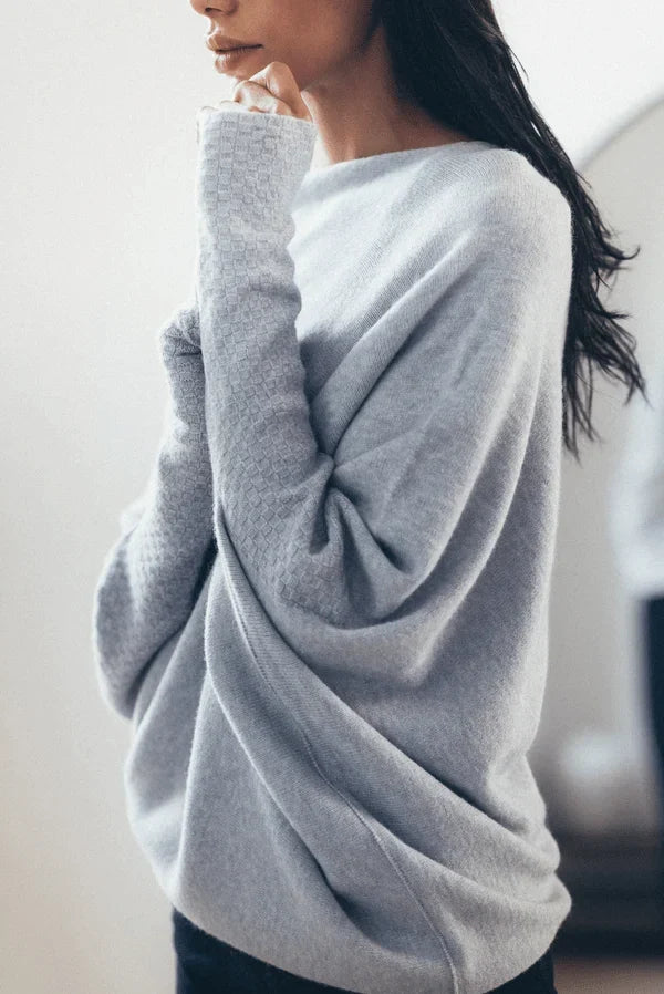 Women's Oversized Off-Shoulder Winter Sweater