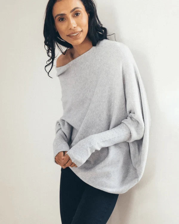 Women's Oversized Off-Shoulder Winter Sweater