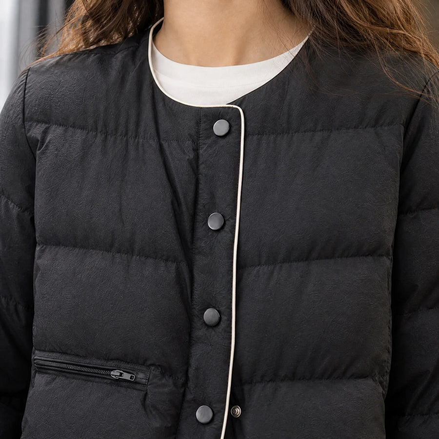 Women's Quilted Duck Down Puffer Jacket