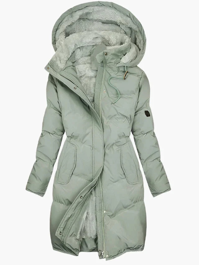 Women's Quilted Hooded Winter Coat