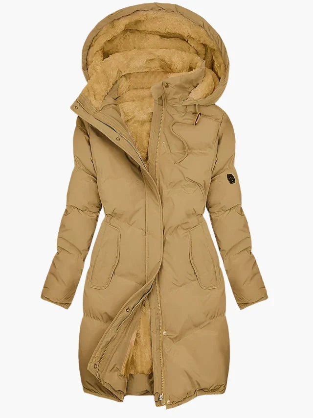 Women's Quilted Hooded Winter Coat