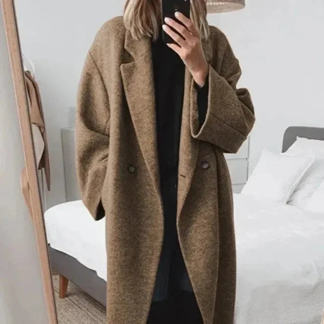 Women's Relaxed Fit Long Winter Coat