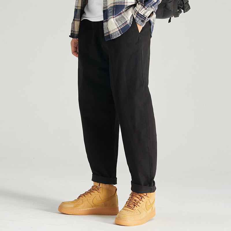 Men's Tapered Pants - Slim Fit Casual Trousers