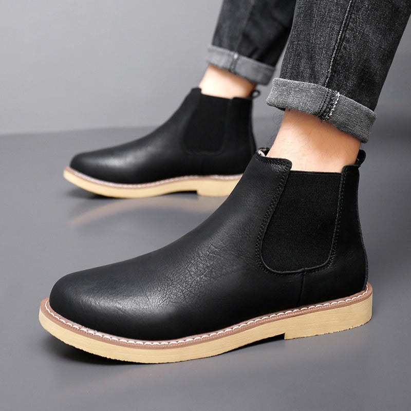 Men's High-Top Chelsea Boots