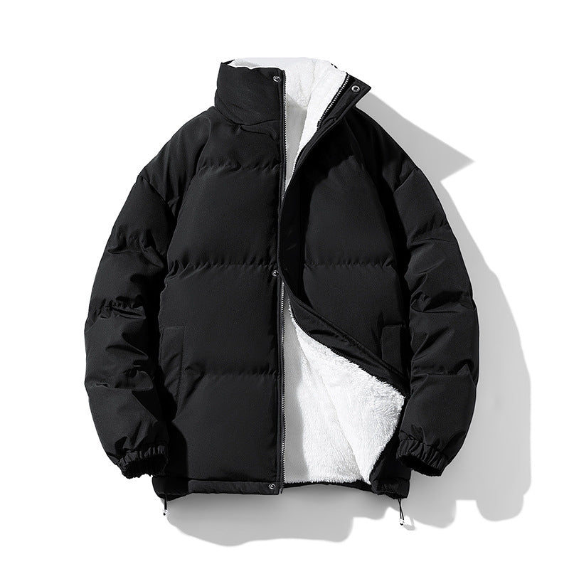 Unisex Loose Stand-Collar Coat