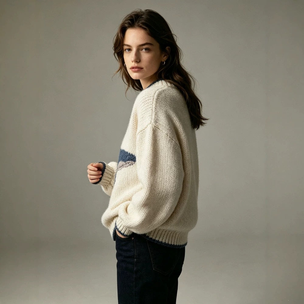 Women’s Jacquard Pullover Sweater